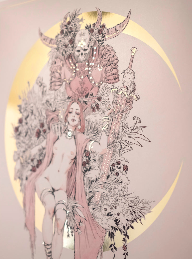 "La Luna Flora" TLE Print 16"x22"